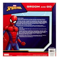 Marvel Spider-Man 6-komad mladoženja i igraj set za brijanje za brijanje s ogledalom