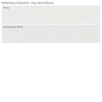 Zbirka prilagođenih refleksija, 2 Bežična drva za bežične drvene sjenila, bijela, 51 Širina 72 Duljina