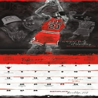 Trendovi International Michael Jordan Wall Calendar i magnetski okvir