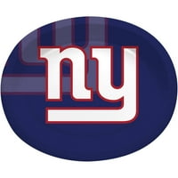 New York Giants Ovalni pladnjevi, 8-pack
