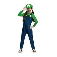 Super Mario Bros Boys and Girls Unise Luigi Halloween set za kostimi