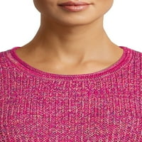 Time i TRU ženska posada za tresenje vrat ubod pulover