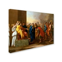 Zaštitni znak likovna umjetnost 'Kontinentnost Scipio' platnena umjetnost Nicolas Poussin