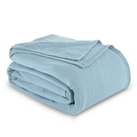 Vellu Fleece pokrivač KING KER KREBET - Cijela sezona topla lagana super mekana deka - Plava pokrivač - Kvaliteta