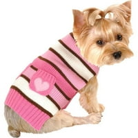 Lulu ružičasti džemper za srce