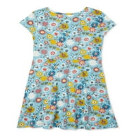 Dječja cvjetna haljina za djevojčice u veličinama 4 I Plus