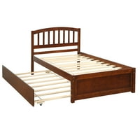 Okvir kreveta s drvenim madracem na izvlačenje, potporne trake za podnožje, namještaj za spavaću sobu koji štedi