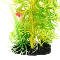 Jedinstvene ponude Umjetne vodene biljke za biljke za ribe dekor zeleno žuto